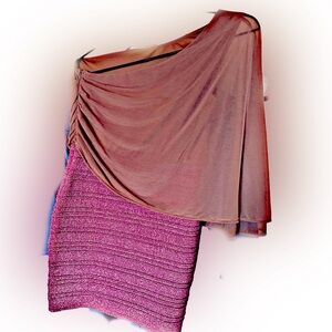 WOW Couture One Shoulder Mini Dress - Med